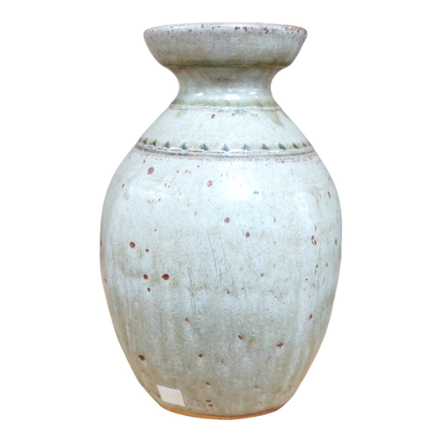 Richard Batterham (1936-2021), a Stoneware studio pottery vase, 23cm high. Condition - good